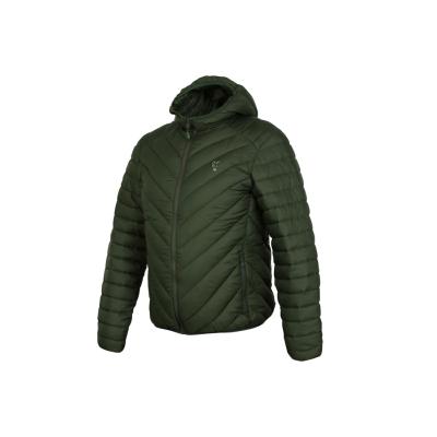 FOX Collection Green / Silver Quilted Jacket